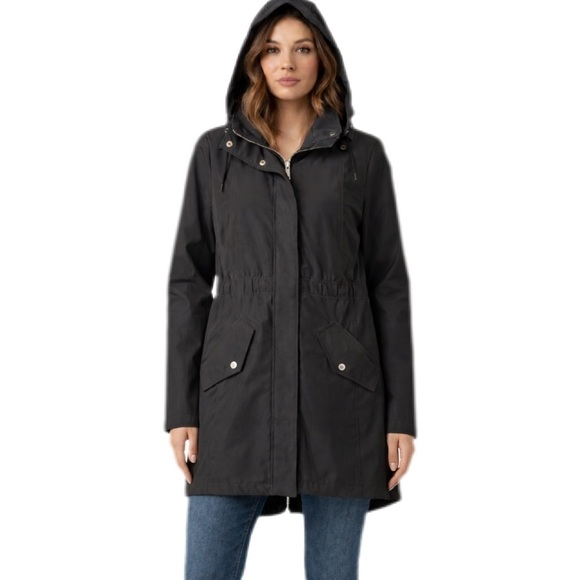 Kenneth Cole Jackets & Blazers - Kenneth Cole Hooded Anorak Jacket Black Size S Casual Mid-Length